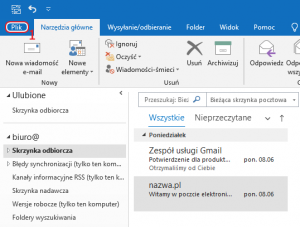 Konfiguracja Microsoft Outlook Centrum Pomocy