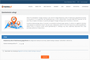 Dedykowany adres IP | nazwa.pl