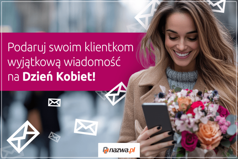 Podaruj swoim klientkom wyjątkową wiadomość na Dzień Kobiet! | nazwa.pl