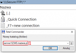 total commander sftp connection